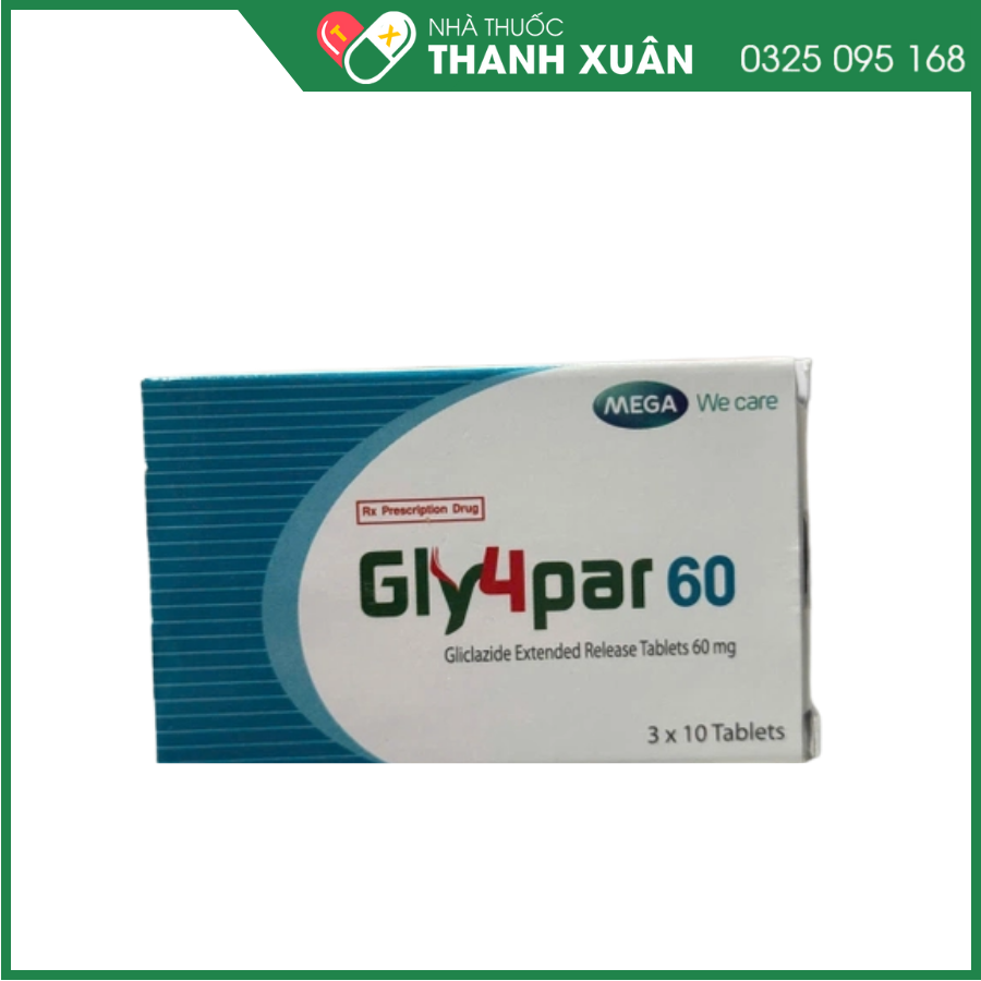 Gly4par 60 điều trị đái tháo đường typ 2